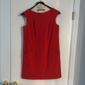 Kate Spade Elegant Red Sleeveless Dress